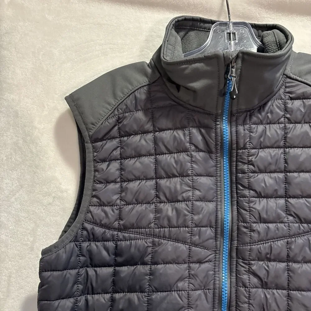Little Donkey Andy Men's Size Small Sleeveless Quilted Puffer Vest Full Zip Grey